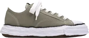 Кроссовки Maison Mihara Yasuhiro Peterson 23 OG Sole Canvas Low 'Green', зеленый