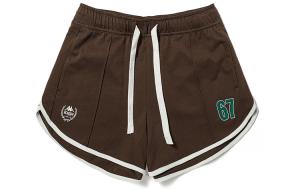 Женские повседневные шорты Kappa, тёмный шоколадно-коричневый-6536