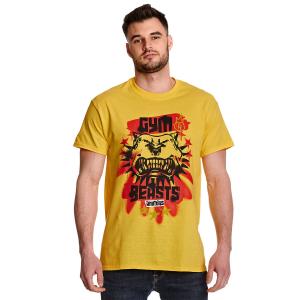 Cyberpunk 2077 - футболка Gym Beasts желтая