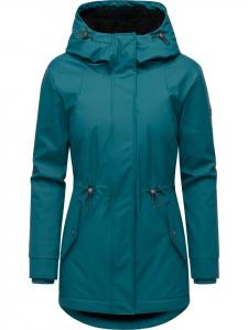 Функциональная куртка Monadis Rainy Warm в цвете Ocean Green ragwear