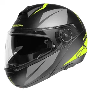 Шлем Schuberth C4 Pro Merak (XS) Schuberth Helmets, черный/ярко-желтый