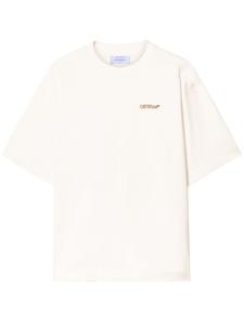 Off-White футболка Tape Arrow, белый
