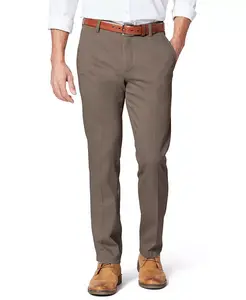 Мужские удобные эластичные брюки Easy Slim Fit цвета хаки Dockers, коричневый