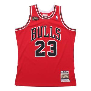 Джерси Mitchell & Ness NBA Michael Jordan Chicago Bulls 1997/98 Finals Road Jersey #23, красный
