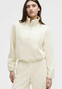 Толстовка с полузастежкой-молнией из мягкой ткани с начесом Lululemon, Light Ivory