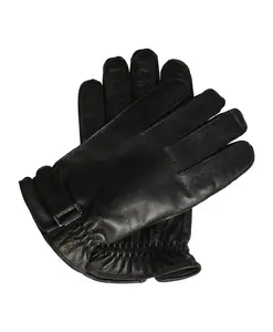 Перчатки с перфорацией на пальцах Kazar, черный