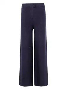 Брюки свободного кроя с эластичным поясом Blugirl, синий