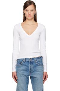 Футболка с длинными рукавами Dewi Flore Flore, белый