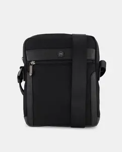 Большая кожаная сумка через плечо Bellido, черный