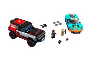 Конструктор Super Racing Collection Ford GT Heritage Edition и Bronco R, 601 деталь, 1000 штук LEGO