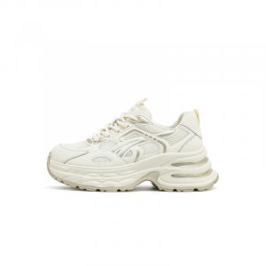 DAPHNE Низкие массивные кроссовки женские бежево-абрикосового цвета