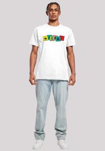 Футболка с принтом BIG BANG THEORY BAZINGA ELEMENTS F4NT4STIC, белый