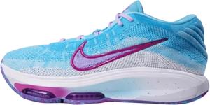 Баскетбольные кроссовки Nike GT Hustle 3 Electric, мужские, разноцветные, White/Hyper Blue/Purple/Multi-Color