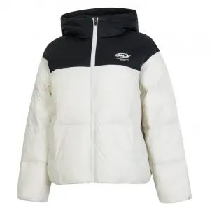 Skechers Классическая спортивная куртка пуховик женская экрю, Ecru-052S
