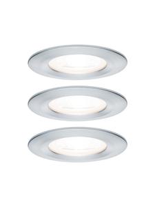 Базовый комплект встраиваемых светодиодных светильников Nova, жесткий корпус  Paulmann