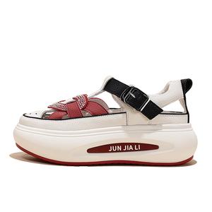 Женские пляжные сандалии Junjali красный, белый, зеленый, синий, желтый