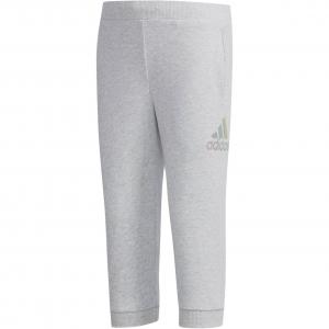 Брюки светло-серый меланж для детей 3-7 лет Adidas