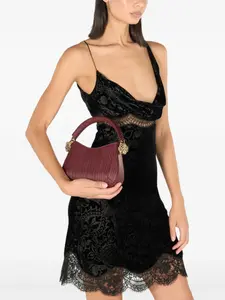 Сумка-тоут из кожи Roberto Cavalli, красный