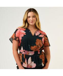 Топ с завышенной талией размера Елена ESTELLE, Navy