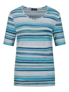 Goldner Футболка в крапинку синего цвета