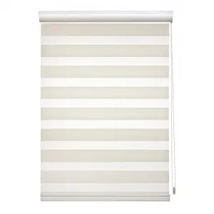 Двойной рулонный штор Дуо-ротор с ламбрекеном защита от света Liedeco, экрю