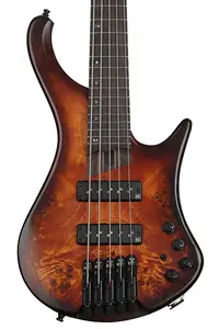 Эргономичная бас-гитара Ibanez EHB без головки с 5 струнами - Dragon Eye Burst с низким глянцем