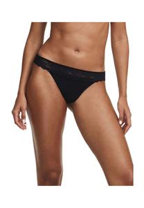 Непрозрачные бесшовные стринги Floral Touch для женщин CHANTELLE, цвет 011 Schwarz