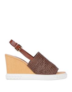 Сандалии Casadei, темно-коричневый