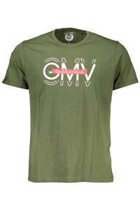 Мужская футболка Gian Marco Venturi хлопковая с логотипом, зеленый