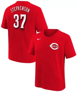 Красная домашняя футболка Nike Youth Cincinnati Reds Tyler Stephenson #37