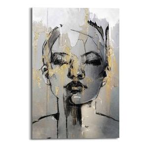 Картина на холсте Reinders Goldenes Gesicht, золотой