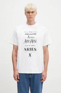 Футболка perfume ss tee из хлопка Aries, белый