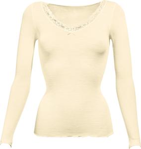 Майка Nina von C Unterhemd, langarm, кремовый