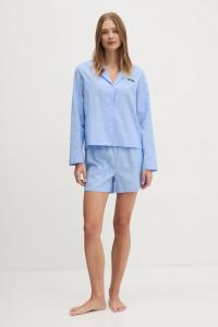 Хлопковая пижама Karl Lagerfeld, синий