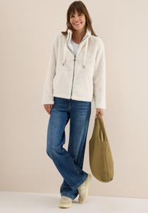 Флисовая куртка Cecil Fleece jacket, Weiß/Off-White