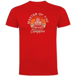 Футболка с коротким рукавом Kruskis Master Of The Campfire, красный