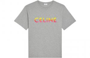 Футболка мужская меланжевая серая Celine, серый