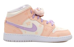 Баскетбольные кроссовки Air 1 Vintage женские, среднего размера, розовый/фиолетовый Jordan