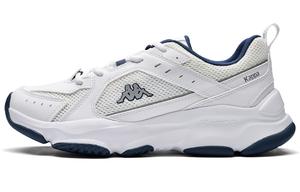 Kappa Износостойкие, дышащие, нескользящие, низкие кроссовки для бега унисекс, белые, синие