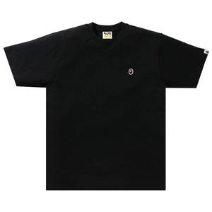 BAPE Футболка с одной застежкой Ape Head, черная
