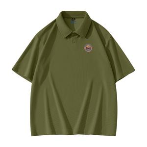 Поло с лацканом для мужчин Lapel Moderate Others WARRIOR, army зеленый