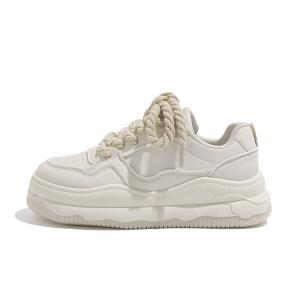 Кроссовки HUANQIU Skateboard Shoes Women's Low-Top Beige