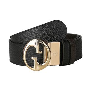 GUCCI Кожаный ремень унисекс черный шириной 4 см, Black
