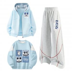 Детский спортивный комплект Casual из 3 предметов Disney, difang label k pudding синий+difang frame mickey mouse k белый heather серый+difang square block pudding синий