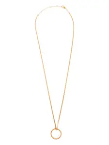 Колье с подвеской-логотипом MM6 Maison Margiela, золотой