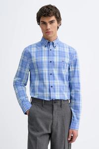 Хлопковая рубашка Tommy Jeans, фиолетовый