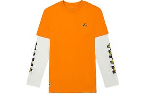 Футболка унисекс оранжевая Vans, оранжевый