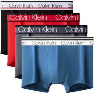 Трусы мужские 4 шт Calvin Klein, zpe-space черный/carmine/charcoal серый/ocean синий