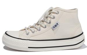 Холщовые кеды женские высокие Semir, оранжевый