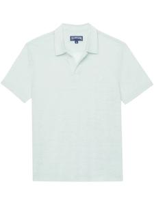 Льняная рубашка поло Vilebrequin, синий